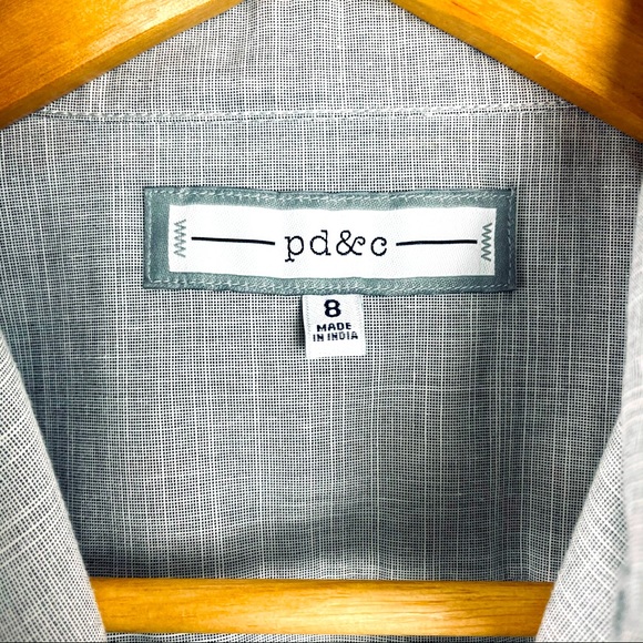 NWOT pd&c Boys dress casual shirt button down. - Picture 2 of 3